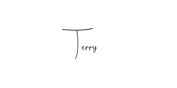 How to make  Terry signature? Andilay-7BmLP is a professional autograph style. Create handwritten signature for  Terry name.  Terry signature style 4 images and pictures png