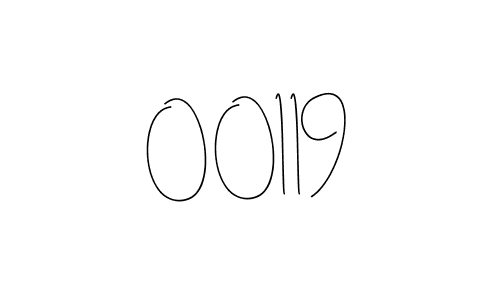How to make 00119 name signature. Use Andilay-7BmLP style for creating short signs online. This is the latest handwritten sign. 00119 signature style 4 images and pictures png