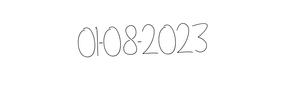 Make a short 01-08-2023 signature style. Manage your documents anywhere anytime using Andilay-7BmLP. Create and add eSignatures, submit forms, share and send files easily. 01-08-2023 signature style 4 images and pictures png