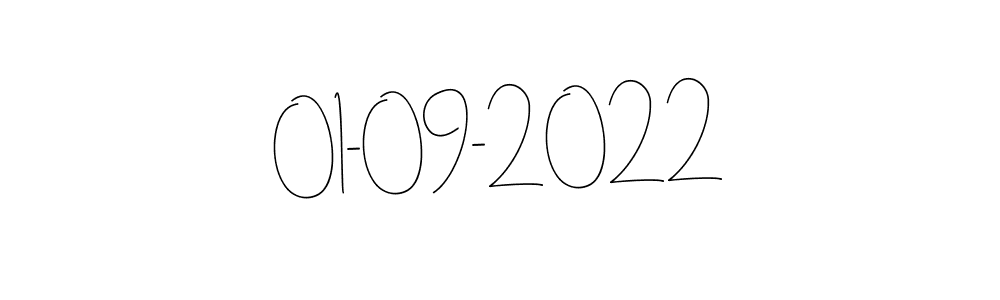 Also You can easily find your signature by using the search form. We will create 01-09-2022 name handwritten signature images for you free of cost using Andilay-7BmLP sign style. 01-09-2022 signature style 4 images and pictures png