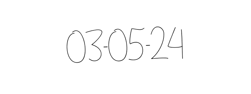 How to make 03-05-24 name signature. Use Andilay-7BmLP style for creating short signs online. This is the latest handwritten sign. 03-05-24 signature style 4 images and pictures png