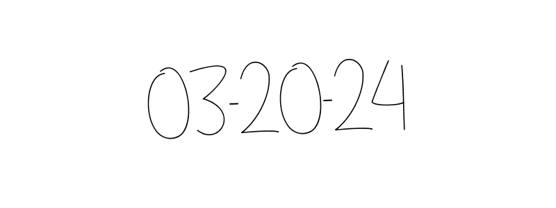 Design your own signature with our free online signature maker. With this signature software, you can create a handwritten (Andilay-7BmLP) signature for name 03-20-24. 03-20-24 signature style 4 images and pictures png