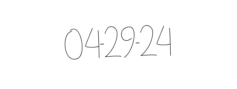 Use a signature maker to create a handwritten signature online. With this signature software, you can design (Andilay-7BmLP) your own signature for name 04-29-24. 04-29-24 signature style 4 images and pictures png