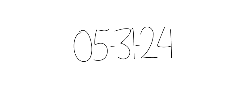 How to make 05-31-24 name signature. Use Andilay-7BmLP style for creating short signs online. This is the latest handwritten sign. 05-31-24 signature style 4 images and pictures png