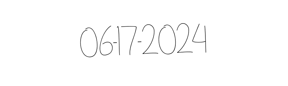 Design your own signature with our free online signature maker. With this signature software, you can create a handwritten (Andilay-7BmLP) signature for name 06-17-2024. 06-17-2024 signature style 4 images and pictures png