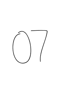 Also we have 07 name is the best signature style. Create professional handwritten signature collection using Andilay-7BmLP autograph style. 07 signature style 4 images and pictures png