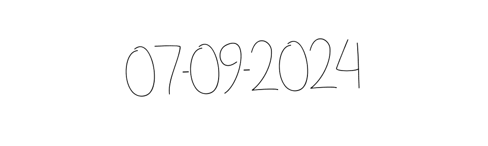How to make 07-09-2024 signature? Andilay-7BmLP is a professional autograph style. Create handwritten signature for 07-09-2024 name. 07-09-2024 signature style 4 images and pictures png