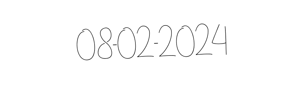 You should practise on your own different ways (Andilay-7BmLP) to write your name (08-02-2024) in signature. don't let someone else do it for you. 08-02-2024 signature style 4 images and pictures png