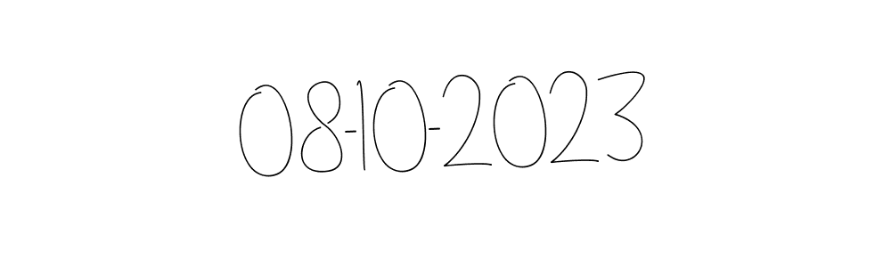 Use a signature maker to create a handwritten signature online. With this signature software, you can design (Andilay-7BmLP) your own signature for name 08-10-2023. 08-10-2023 signature style 4 images and pictures png