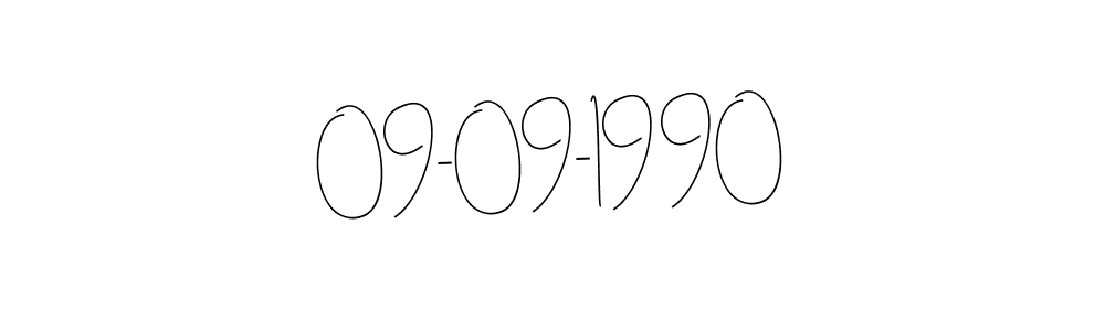 Design your own signature with our free online signature maker. With this signature software, you can create a handwritten (Andilay-7BmLP) signature for name 09-09-1990. 09-09-1990 signature style 4 images and pictures png