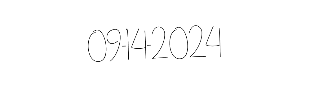 How to make 09-14-2024 name signature. Use Andilay-7BmLP style for creating short signs online. This is the latest handwritten sign. 09-14-2024 signature style 4 images and pictures png