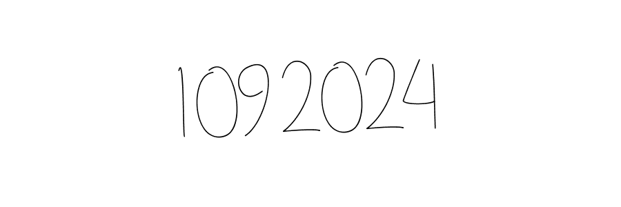 The best way (Andilay-7BmLP) to make a short signature is to pick only two or three words in your name. The name 1 09 2024 include a total of six letters. For converting this name. 1 09 2024 signature style 4 images and pictures png