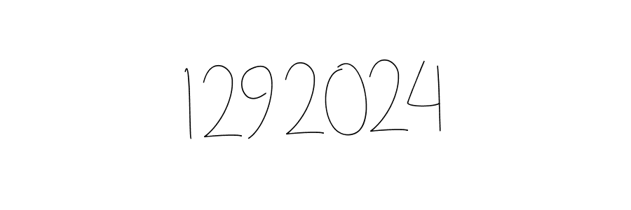 How to make 1 29 2024 signature? Andilay-7BmLP is a professional autograph style. Create handwritten signature for 1 29 2024 name. 1 29 2024 signature style 4 images and pictures png