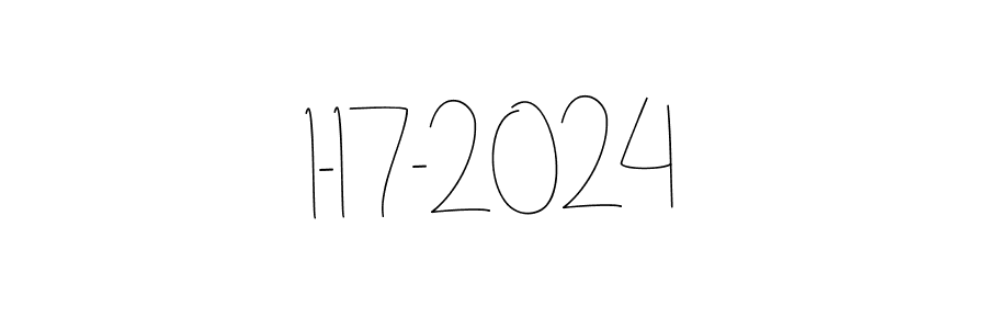 It looks lik you need a new signature style for name 1-17-2024. Design unique handwritten (Andilay-7BmLP) signature with our free signature maker in just a few clicks. 1-17-2024 signature style 4 images and pictures png