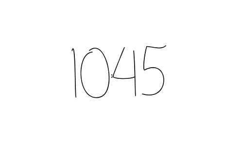 How to make 10:45 name signature. Use Andilay-7BmLP style for creating short signs online. This is the latest handwritten sign. 10:45 signature style 4 images and pictures png