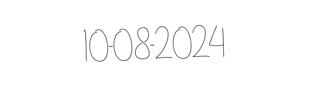 Make a beautiful signature design for name 10-08-2024. Use this online signature maker to create a handwritten signature for free. 10-08-2024 signature style 4 images and pictures png