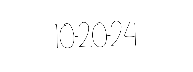 How to make 10-20-24 name signature. Use Andilay-7BmLP style for creating short signs online. This is the latest handwritten sign. 10-20-24 signature style 4 images and pictures png