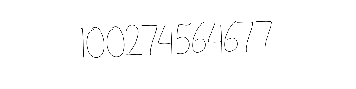 How to make 100274564677 name signature. Use Andilay-7BmLP style for creating short signs online. This is the latest handwritten sign. 100274564677 signature style 4 images and pictures png