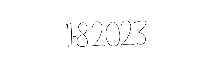 You should practise on your own different ways (Andilay-7BmLP) to write your name (11-8-2023) in signature. don't let someone else do it for you. 11-8-2023 signature style 4 images and pictures png