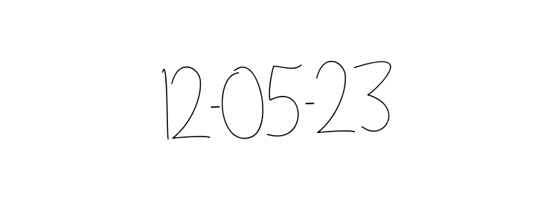 if you are searching for the best signature style for your name 12-05-23. so please give up your signature search. here we have designed multiple signature styles  using Andilay-7BmLP. 12-05-23 signature style 4 images and pictures png