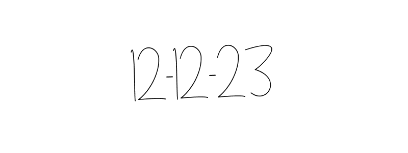 Use a signature maker to create a handwritten signature online. With this signature software, you can design (Andilay-7BmLP) your own signature for name 12-12-23. 12-12-23 signature style 4 images and pictures png