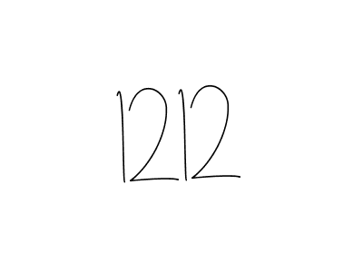 Make a beautiful signature design for name 1212. With this signature (Andilay-7BmLP) style, you can create a handwritten signature for free. 1212 signature style 4 images and pictures png