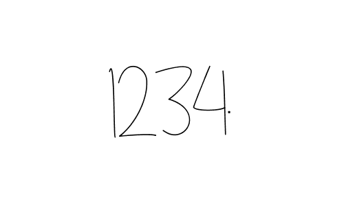 How to make 1234. name signature. Use Andilay-7BmLP style for creating short signs online. This is the latest handwritten sign. 1234. signature style 4 images and pictures png