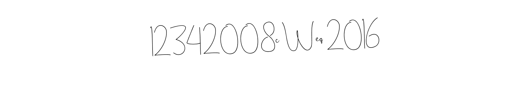 Design your own signature with our free online signature maker. With this signature software, you can create a handwritten (Andilay-7BmLP) signature for name 12342008c Weq 2016. 12342008c Weq 2016 signature style 4 images and pictures png