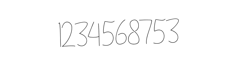 The best way (Andilay-7BmLP) to make a short signature is to pick only two or three words in your name. The name 1234568753 include a total of six letters. For converting this name. 1234568753 signature style 4 images and pictures png