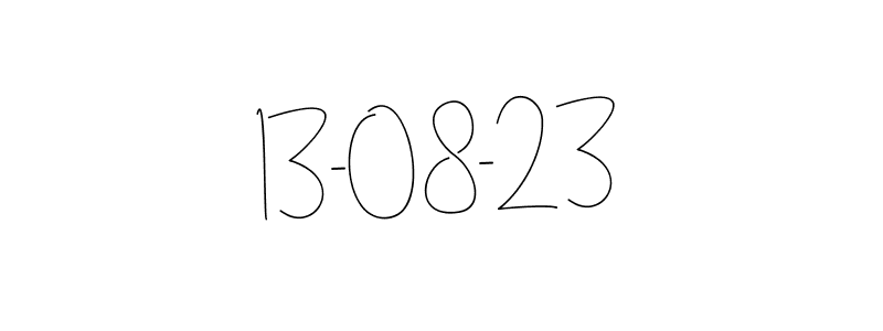 Design your own signature with our free online signature maker. With this signature software, you can create a handwritten (Andilay-7BmLP) signature for name 13-08-23. 13-08-23 signature style 4 images and pictures png