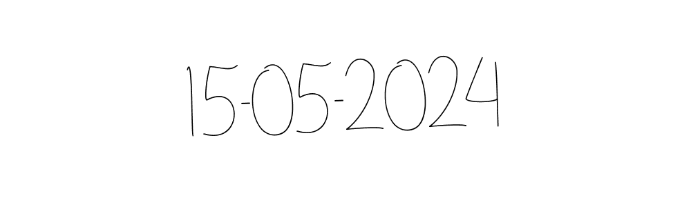 How to make 15-05-2024 name signature. Use Andilay-7BmLP style for creating short signs online. This is the latest handwritten sign. 15-05-2024 signature style 4 images and pictures png