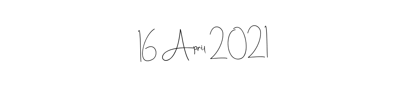 You can use this online signature creator to create a handwritten signature for the name 16 April 2021. This is the best online autograph maker. 16 April 2021 signature style 4 images and pictures png