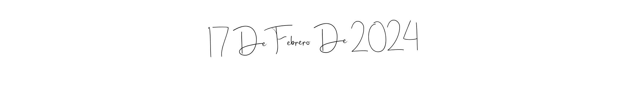 See photos of 17 De Febrero De 2024 official signature by Spectra . Check more albums & portfolios. Read reviews & check more about Andilay-7BmLP font. 17 De Febrero De 2024 signature style 4 images and pictures png