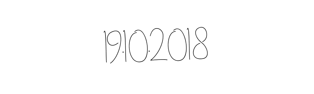 The best way (Andilay-7BmLP) to make a short signature is to pick only two or three words in your name. The name 19.10.2018 include a total of six letters. For converting this name. 19.10.2018 signature style 4 images and pictures png