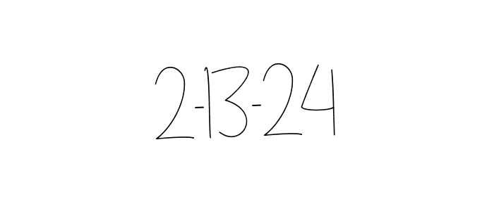 Andilay-7BmLP is a professional signature style that is perfect for those who want to add a touch of class to their signature. It is also a great choice for those who want to make their signature more unique. Get 2-13-24 name to fancy signature for free. 2-13-24 signature style 4 images and pictures png