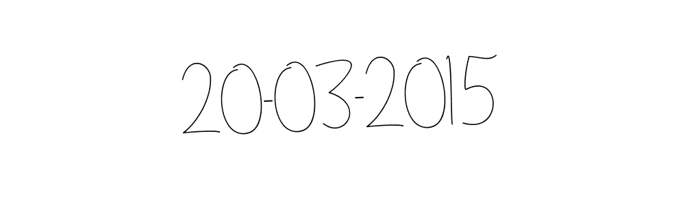 Also You can easily find your signature by using the search form. We will create 20-03-2015 name handwritten signature images for you free of cost using Andilay-7BmLP sign style. 20-03-2015 signature style 4 images and pictures png