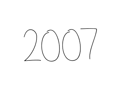 You should practise on your own different ways (Andilay-7BmLP) to write your name (2007) in signature. don't let someone else do it for you. 2007 signature style 4 images and pictures png