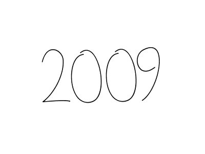 How to make 2009 name signature. Use Andilay-7BmLP style for creating short signs online. This is the latest handwritten sign. 2009 signature style 4 images and pictures png