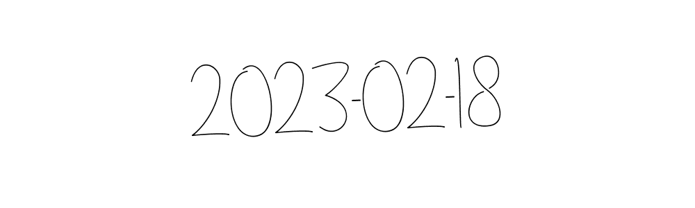 You can use this online signature creator to create a handwritten signature for the name 2023-02-18. This is the best online autograph maker. 2023-02-18 signature style 4 images and pictures png