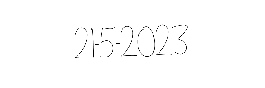 The best way (Andilay-7BmLP) to make a short signature is to pick only two or three words in your name. The name 21-5-2023 include a total of six letters. For converting this name. 21-5-2023 signature style 4 images and pictures png