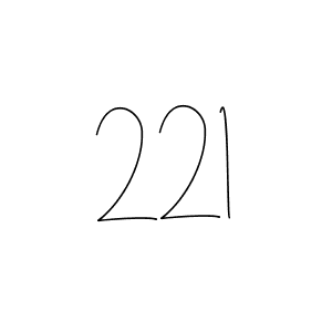 How to Draw 221 signature style? Andilay-7BmLP is a latest design signature styles for name 221. 221 signature style 4 images and pictures png