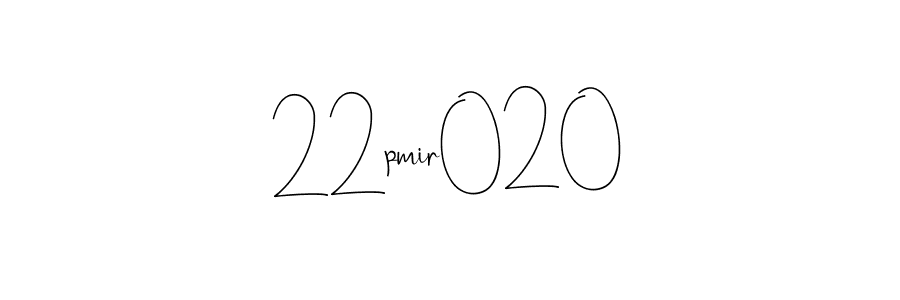 Andilay-7BmLP is a professional signature style that is perfect for those who want to add a touch of class to their signature. It is also a great choice for those who want to make their signature more unique. Get 22pmir020 name to fancy signature for free. 22pmir020 signature style 4 images and pictures png