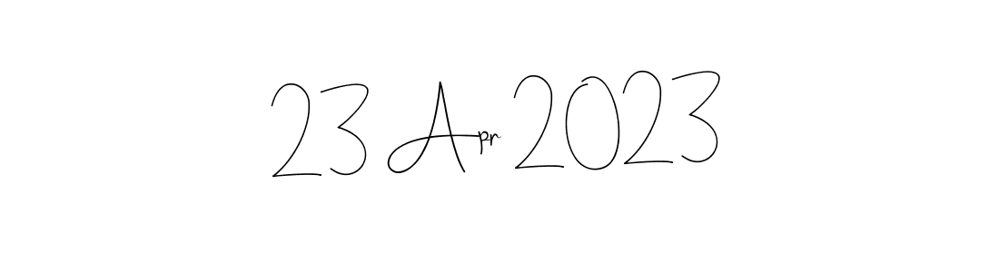 You can use this online signature creator to create a handwritten signature for the name 23 Apr 2023. This is the best online autograph maker. 23 Apr 2023 signature style 4 images and pictures png