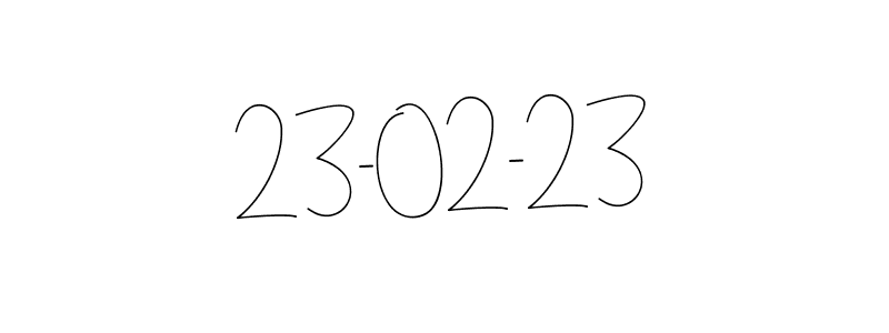 How to make 23-02-23 signature? Andilay-7BmLP is a professional autograph style. Create handwritten signature for 23-02-23 name. 23-02-23 signature style 4 images and pictures png