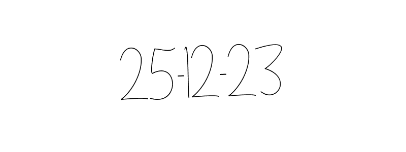 Andilay-7BmLP is a professional signature style that is perfect for those who want to add a touch of class to their signature. It is also a great choice for those who want to make their signature more unique. Get 25-12-23 name to fancy signature for free. 25-12-23 signature style 4 images and pictures png