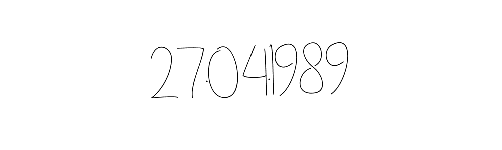 How to make 27.04.1989 signature? Andilay-7BmLP is a professional autograph style. Create handwritten signature for 27.04.1989 name. 27.04.1989 signature style 4 images and pictures png