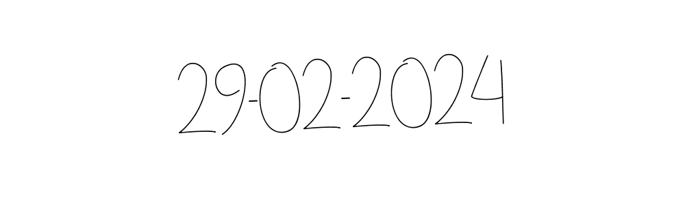 Also we have 29-02-2024 name is the best signature style. Create professional handwritten signature collection using Andilay-7BmLP autograph style. 29-02-2024 signature style 4 images and pictures png