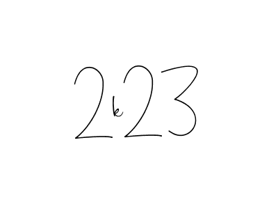 How to Draw 2k23 signature style? Andilay-7BmLP is a latest design signature styles for name 2k23. 2k23 signature style 4 images and pictures png