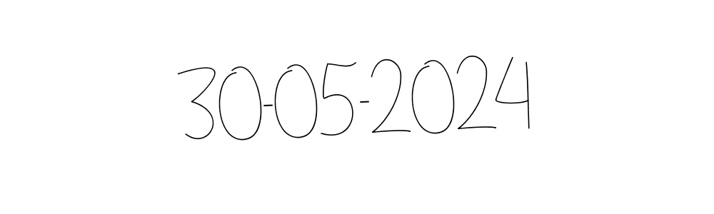 Use a signature maker to create a handwritten signature online. With this signature software, you can design (Andilay-7BmLP) your own signature for name 30-05-2024. 30-05-2024 signature style 4 images and pictures png