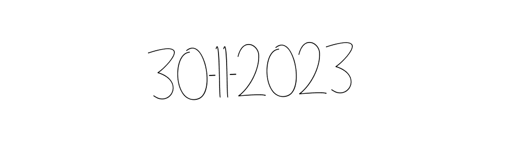 How to make 30-11-2023 signature? Andilay-7BmLP is a professional autograph style. Create handwritten signature for 30-11-2023 name. 30-11-2023 signature style 4 images and pictures png